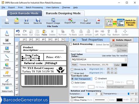 Warehouse Barcode Generator 6.2.9 Download