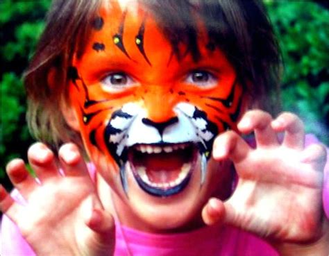 Tiger Face Painting: Making your child ROAR with excitement! by Amanda ...