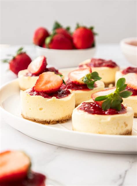 Mini Strawberry Cheesecake