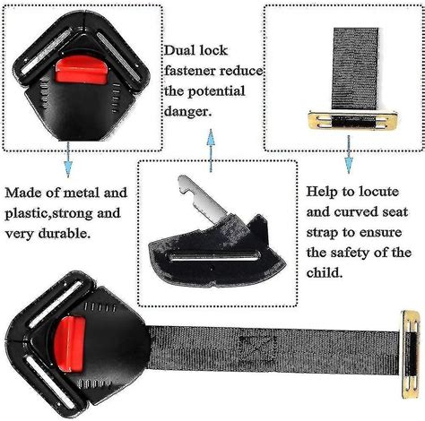 Car Seats Crotch Buckle Clip Fixed Lock Buckle Seat Belt Strap Harness