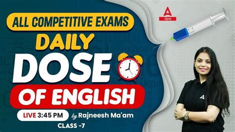 Daily Dose Of English English Class For Punjab Patwari VDO 2024 By