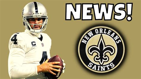 NFL News & Rumors: Derek Carr To The New Orleans Saints? | Derek Carr ...