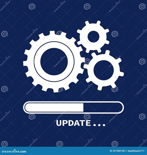 Update Process Icon. Upgrade or Reload System Progress. Software Change