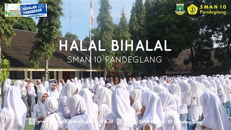 Halal Bihalal Sman Pandeglang Youtube