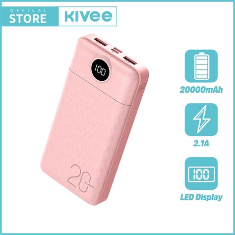 Jual Hot Kivee Powerbank Fast Charging Portabel Dual Output Dual Input Shopee Indonesia
