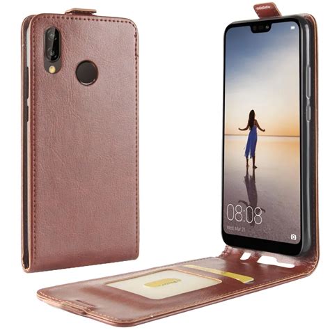 P20Lite Case For Huawei P20 Lite Down Open Style Cases Flip Leather