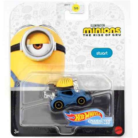Hot Wheels Minyonok Stuart karakter kisautó Mattel vásárlás a Játékshopban