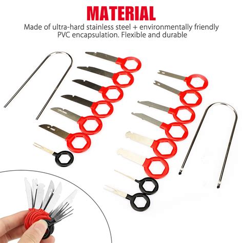 76pcs Wire Terminal Removal Tool Kit Car Electrical Wiring Crimp