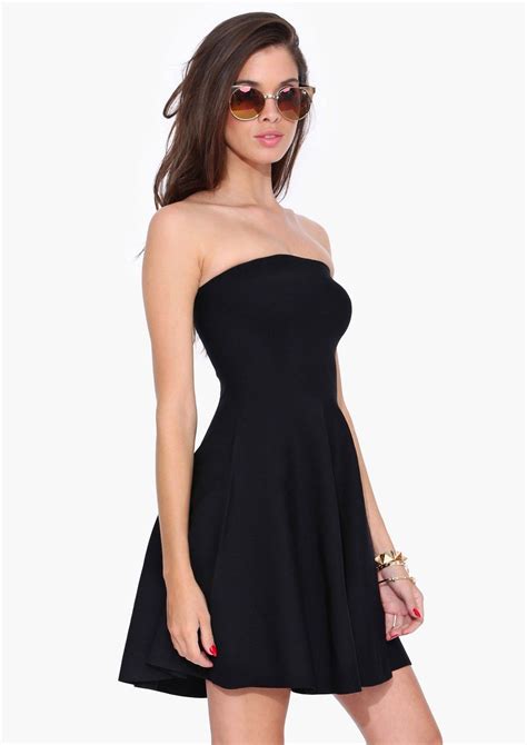 Sly Bandage Dress Black Party Dresses Black Tube Top Dress Elegant Casual Dress