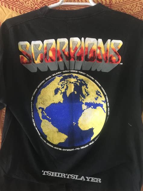 Scorpions Tour Shirt Tshirtslayer Tshirt And Battlejacket Gallery