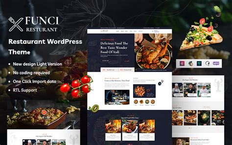 Funci Tema De WordPress Para Restaurante TemplateMonster