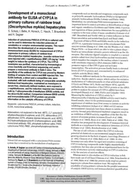 Fillable Online Development Of A Monoclonal Antibody For Elisa Of Cyp A