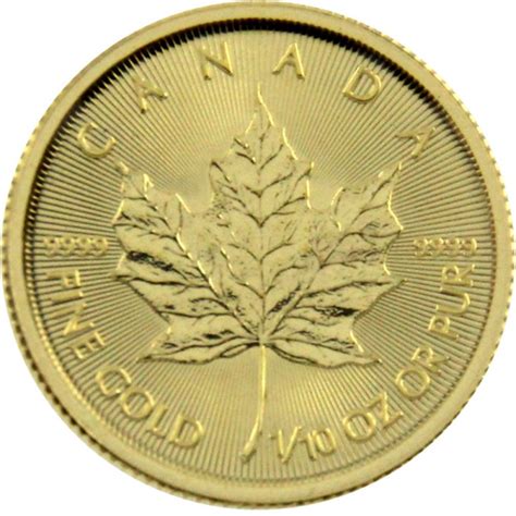 1 10 Oz Gold Kanada Maple Leaf Welt Der Numismatik