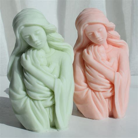 Moule Bougie Catholique Sainte Famille En Silicone Figurine De J Sus