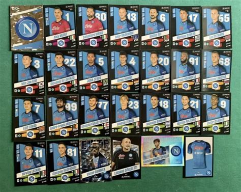 Squadra Completa Napoli Figurine Calciatori Panini Eur