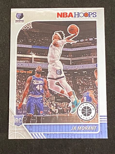 Lot Mint 2019 20 NBA Hoops RC Premium Stock Ja Morant Rookie 259