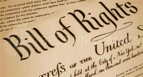 Bill Of Rights Importance Of The 1st 10 Amendments