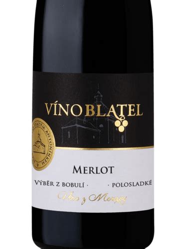 Vino Blatel Merlot V B R Z Bobul Polosladk Vivino Australia