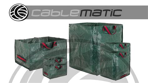 Bolsas De Limpieza Para Jardín Distribuido Por Cablematic ® Youtube