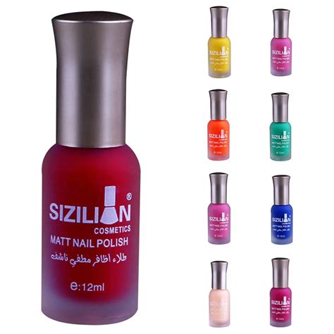 12ml Matte Dull Nail Polish Fast Dry Long lasting DIY Manicure Beauty ...