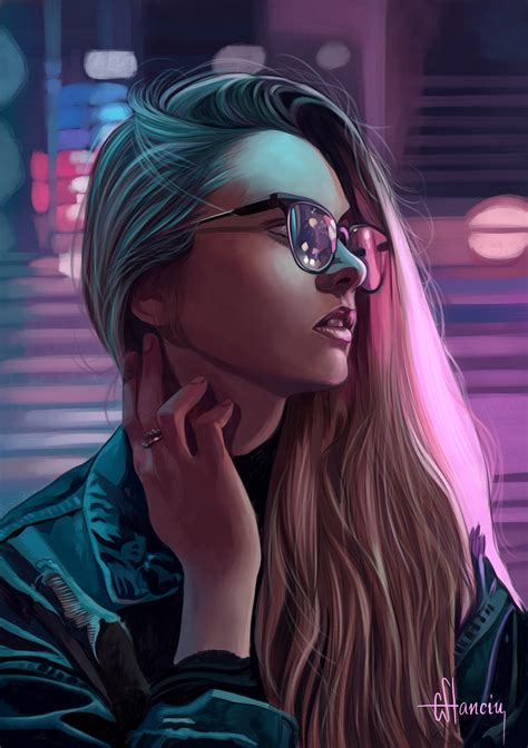 Cool Girl In Sunglasses