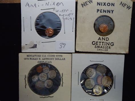 15 Novelty Miniature Us Coins