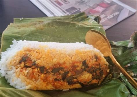 Resep Nasi Bakar Ikan Suwir Kemangi Oleh Anna Cookpad