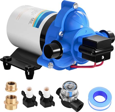 MICTUNING DC Self Priming Water Diaphragm Pump 12V 3 5GPM 45PSI On