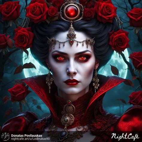 Vampire Queen Art In 2024 Vampire Illustration Gothic Art Queen Art