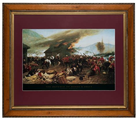 Sold Price A Framed Photo Lithographic Print Of The Battle Of Rorke S