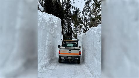 Second Snowiest Season In The Sierra Nevada Nbc Los Angeles