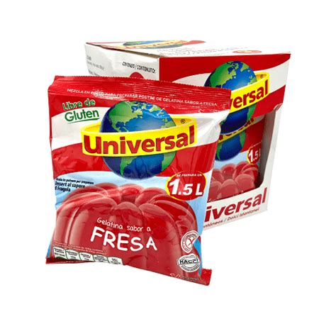 Gelatina Fresa Universal G Latinmarcas