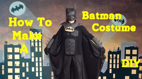 Make Your Own Batman Costume Diy Youtube