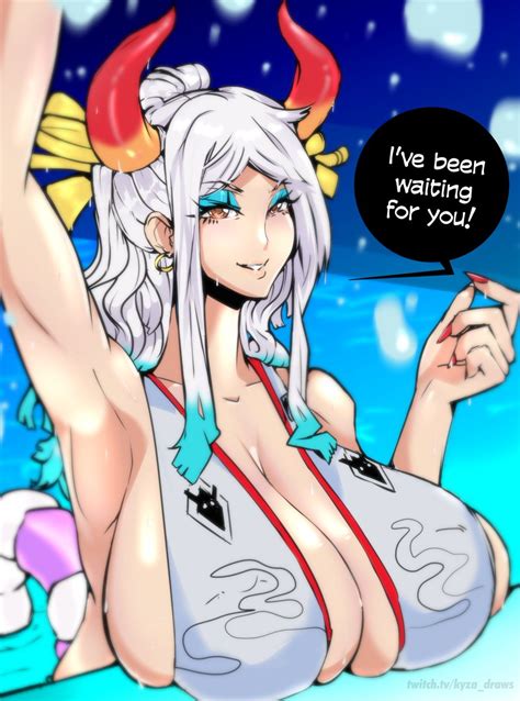 Kyza On Twitter Yamato One Piece Fan Art Hop In The Hot Springs