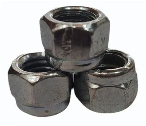 Mild Steel Hot Rolled Ms Nylock Nut Diameter 16 Mm At 85 Kg In Samalkha