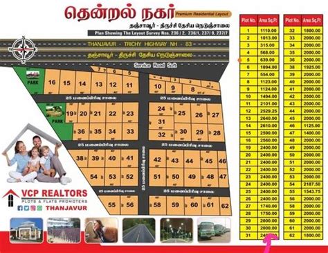 Dtcp Approved Plot For Sale At Rs 650 Sq Ft In Thanjavur ID