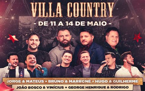 Villa Country Comemora 21 Anos Quatro Dias De Festa E Shows De