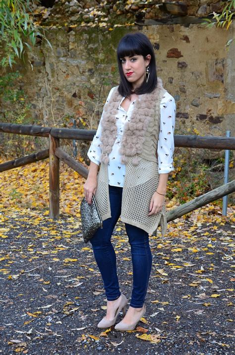 El Baúl de Raquel Chaleco de pelo nude