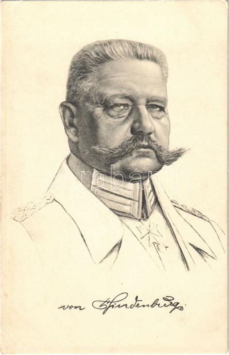 Generalfeldmarschall Von Hindenburg Paul Von Hindenburg WWI German