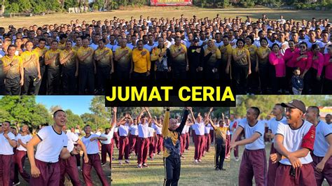 Jumat Ceria Bersama Siswa Diktuk Dan Personel Spn Polda Bali Youtube