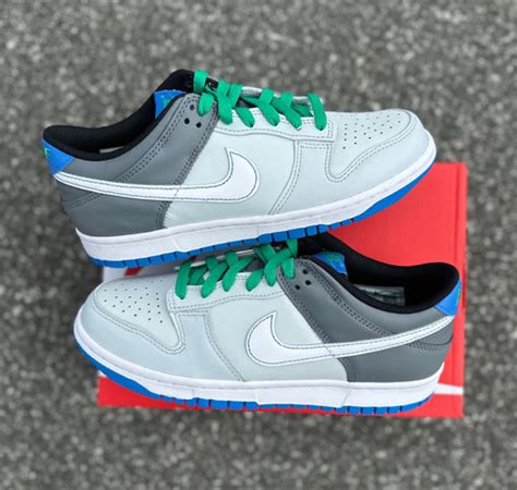 Dunk Low Gs Blue Green Kicksxclusive