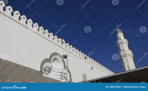 Quba Mosque Architecture in Medina, Saudi Arabia. Stock Video - Video ...