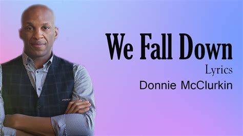 Donnie mcclurkin get back up again - rtsswim