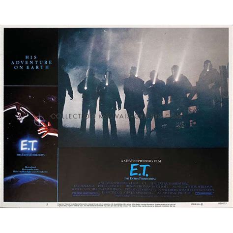 E T THE EXTRA TERRESTRIAL U S Lobby Card 11x14 In 1982 N5