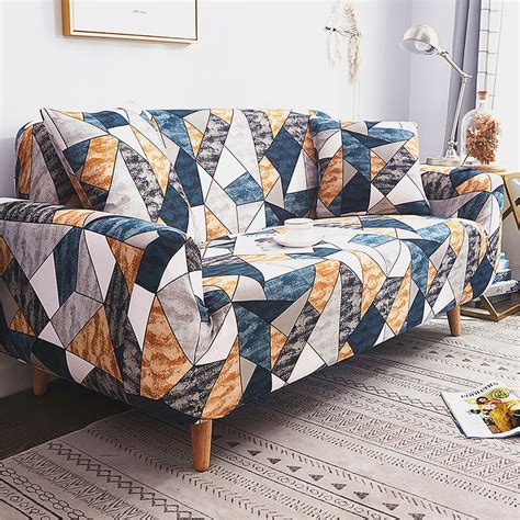 1234 Seater Printed Sofa Cover Polyester Stretch Couch Cover Slipcover Protector Ebay