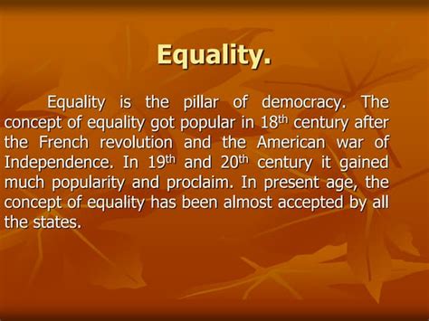 Ppt Equalityppt