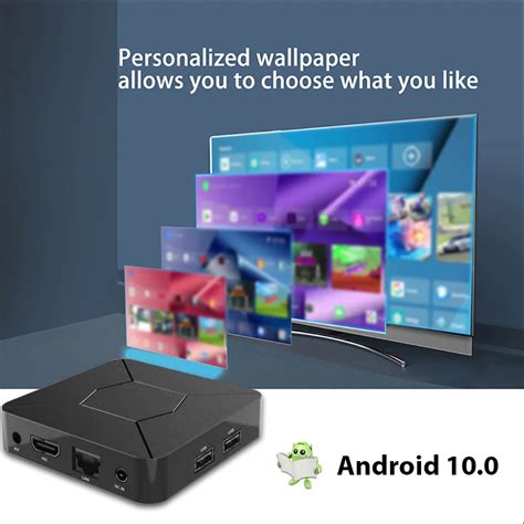 Смарт ТВ-приставка Q5 Wi-Fi, BT5.0, ТВ-приставка на Android 10, 4K, HDR ...
