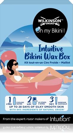 Wilkinson Sword Intuitive Bikini Wax Conjunto De Depila O Linha De Biquini E Axilas Notino Pt