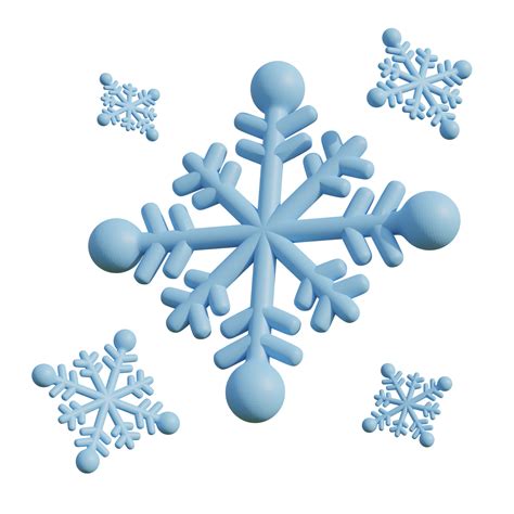 Transparent Background Snowflake Clipart Border