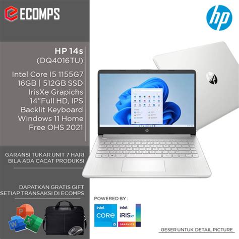 Jual Hp S Dq Tu Core I G Gb Gb Ssd Iris Xe Full Hd